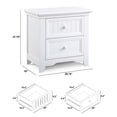 thumbnail image 5 of Suite Bebe Winchester Nightstand in White Finish, 5 of 6