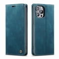 thumbnail image 4 of Funda de cuero mate con tapa magnética para Iphone, funda de billetera para Iphone 15 Pro Max 14 Pro 13 12 Mini 11 Xs Xr 7 8 6 Plus SE 5 S, 4 of 5
