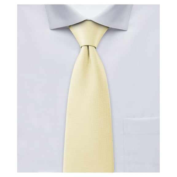 Jacob Alexander Boys' Prep Woven Subtle Mini Squares Regular Self-Tie Neck Tie - Champagne