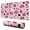 Halloween Pink Spooky, variant on Long Mouse Pads for Desk,Halloween Pumpkin Ghost Bat Pattern Desk Mats on Top Of Desks, Desk Mouse Pad Extra Large with 3mm Non-Slip Base and Stitched Edge for Gaming,Office,Work,Home 47.3x23.6in