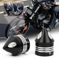 thumbnail image 1 of Front Axle Cover Front Nut  2pcs 29mm/1.2in Front Axle Nut Cover  Mount Motorcycle Accessory Fit For Touring Glide 1200 883, 1 of 8