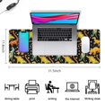 thumbnail image 5 of Long Mouse Pads for Desk,Black Toy Like Dinosaurs Pattern Desk Mats on Top Of Desks, Desk Mouse Pad Extra Large with 3mm Non-Slip Base and Stitched Edge for Gaming,Office,Work,Home 31.5"x11.8", 5 of 6