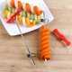 thumbnail image 2 of Cuchillo giratorio en espiral para frutas y verduras, cuchillo giratorio en espiral de acero inoxidable, trituradora giratoria ideal para refrigerios saludables, papas fritas y fiestas, 2 of 5