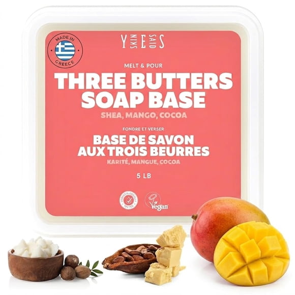 Base de jabón Skin Said Yes de tres mantecas 2,3 kg vegana