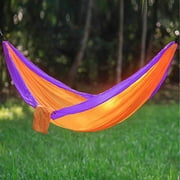 Sport Force Portable Two Person Hammock, Orange with Purple