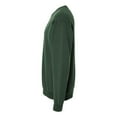 thumbnail image 3 of Hanes Mens Big ComfortWash Garment Dyed Fleece Sweatshirt, L, Field Green, 3 of 4