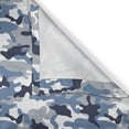 thumbnail image 4 of Ambesonne Camouflage Grommet Curtain Single Panel, Soft Colors Design, 50"x60", Slate Blue Indigo Grey, 4 of 5