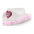 thumbnail image 5 of HNMKIU Children's Heart Themed Cowboy Hat for Casual Wear and Birthday Party Celebrations White,5-7 Years, 5 of 5