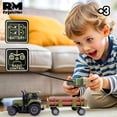 thumbnail image 4 of Carro Tractor a Control Remoto De Granja Remolque c/Animales cafe, 4 of 7