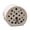 round, variant on Decorative Bees Habitat Garden Decoration With Smooth Nesting Tunnels Waterproof Concrete Bees Hotel Easy to Use