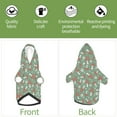 thumbnail image 5 of Goofa Retro Hippie Groovy Mushroom Pattern Small Dog Sweater Hoodies Pet Grey Hooded Soft Fleece Sweatshirts with Pocket Fall Winter Puppy Cat Sweaters Warm Clothes-Medium, 5 of 8