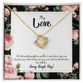 thumbnail image 3 of To My Girlfriend Every Single Day Infinity Knot Necklace Message Card, 3 of 17