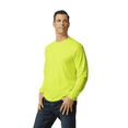 thumbnail image 4 of Gildan High Visibility Safety T-Shirt for Men 5.3oz Hi Vis Long Sleeve Work Shirt Safety Green Tee 2XL, 4 of 6