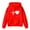 Red, variant on Mercatoo Boys Girls Sweatshirts Hoodies Kids Valentines Day Outfit Graphic Sweatshirt Long Sleeve Hooded Pullover Tops Clothes