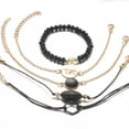thumbnail image 3 of Fiudx Brazalete de Cristal, Pulsera de Cuerda Ajustable, Joyería Delicada para Mujer, Accesorio de Moda para El Día a Día, Regalo para Ella, Ideal para Cualquier Ocasión, Incluye 1 Juego., 3 of 6