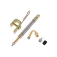 thumbnail image 1 of 1 Set de extensión de válvula de llanta de cobre de 45 grados con adaptador de inflado de válvula de llanta de acero inoxidable flexible de 125 mm para automóvil, motocicleta, RV, camión, bicicleta, 1 of 6