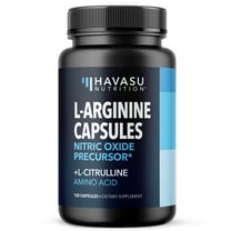 Havasu L-Arginine Capsules, L-Arginine Pre-Workout Supplement, 120 Ct