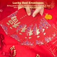 thumbnail image 4 of 2023 Chinese Red Envelopes, 12 Pcs Hongbao Red Packets with Gold “Fu”, Year of the Rabbit Chinese Hongbao, Lucky Money Envelopes for Spring Festival, Wedding, Birthday, 6.69 x 3.34in, 4 of 8
