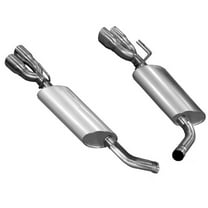 Kooks 14 Chevy SS LS3 6.2L OEM 3in Axleback Exhaust. w/and Quad 3in Slash Cut Pol Tips Fits select: 2014,2015-2017 CHEVROLET SS