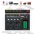 thumbnail image 3 of Douk Audio MX5 4 Channel Audio Mixer 4-CH Line-Mixing Mono Stereo Ultra Low-Noise LED Level Meter, 3 of 7
