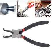 Circlip Pliers Internal/External Heavy Duty Snap Ring Pliers with Straight/Bent Jaw for Ring Remove Retaining Pliers with 6 Inch