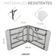 thumbnail image 3 of Mesa Linium Multiusos Jardin Plegable Portafolio 1.50m LINIUM HEALTH Plegable, 3 of 8