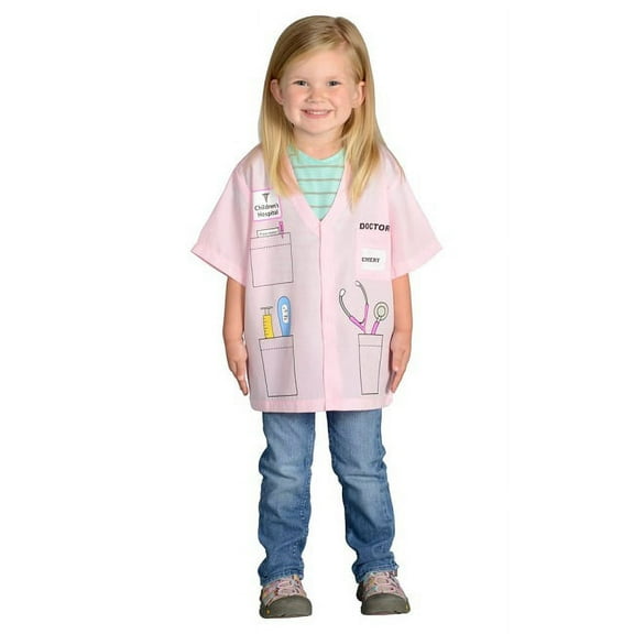 CC Christmas Decor Pink Doctor Halloween costume Shirt Age 3-6