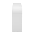 thumbnail image 5 of GDF Studio Sleek Modern Side Cabinet with Elegant Lines, White, 5 of 9