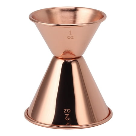 Copper Double-Headed Jigger - Professional Stainless Steel Bar Measuring Tool