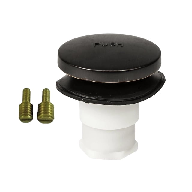 Tapón para desagüe de bañera y ducha con filtro para cabello, multifuncional, fácil de instalar, conexión de 3/8" y 5/16", tapón para desagü negro