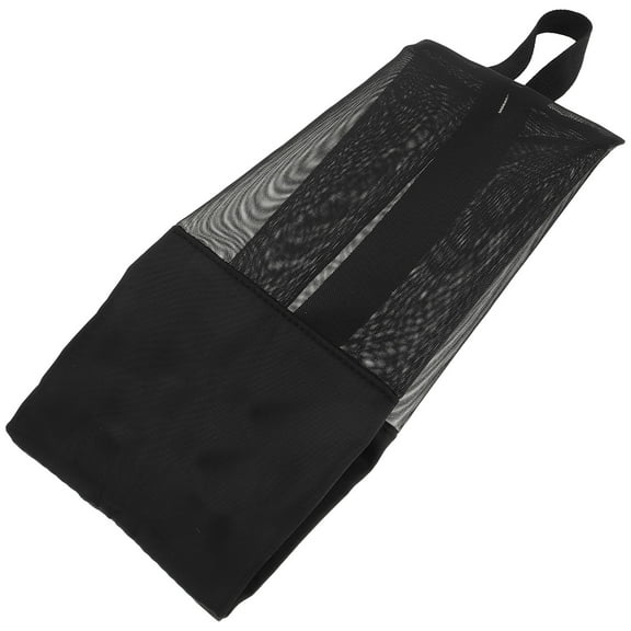 FUEENIRVA Ballet Duffle Bag For Girls With Storage Black Nylon Mesh Fabric 1 PCS