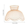 thumbnail image 3 of Shisuyan Metal Hollow Lamp Shade Modern Lamp Shade Cover Table Lamp Shade Replacement, 3 of 8