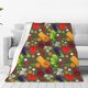 thumbnail image 1 of Balery Begetable Manta de Felpa Suave y Acogedora – Cobija de Franela Aterciopelada para Cama, Lavable y Cálida para Sofá, Mascotas, Transpirable-50"x40", 1 of 7