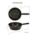 thumbnail image 5 of Cuckoo Nonstick Cookware Wok Induction Compatible (COP-B2810HGB), 5 of 8