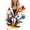 Multicolour, variant on Graffiti Print Hoodies for Women Long Sleeve Hooded Sweatshirt Fall Casual Pullover