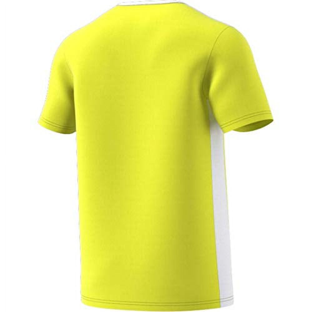 adidas Men's Regular Fit Soccer Short Sleeve Jersey Yellow Size 27X37.5 - image 2 of 2