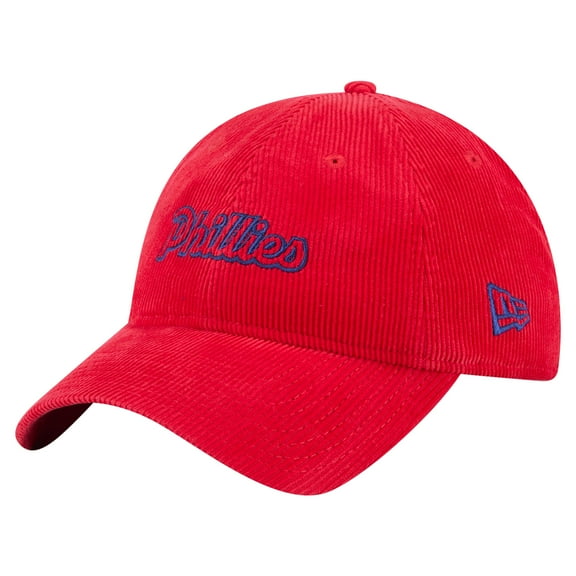 Women's New Era Red Philadelphia Phillies Corduroy 9TWENTY Adjustable Hat