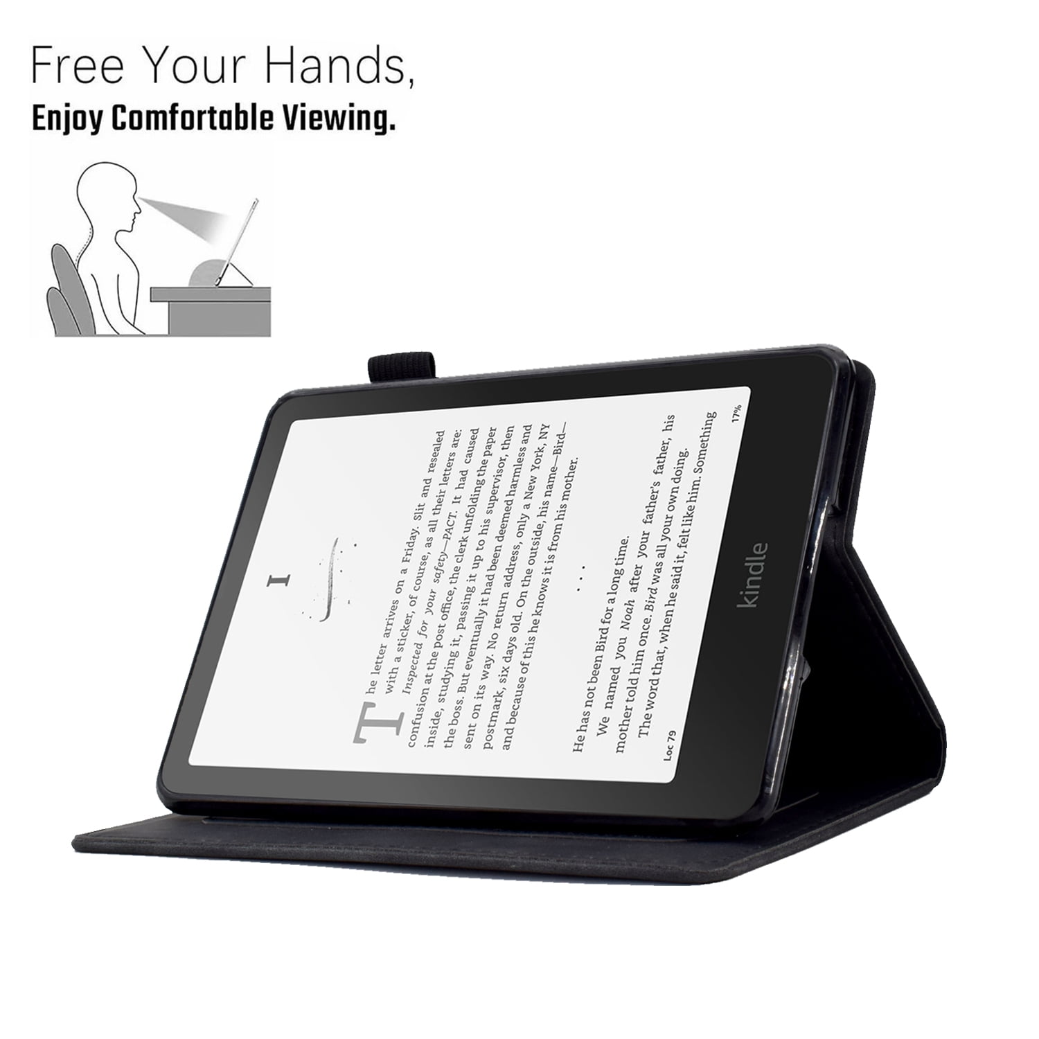 CoBak Étui en Tissu pour Aazon Kindle Paperwhite – 6.8 Housse de