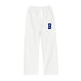 thumbnail image 4 of Pantalones deportivos de pierna ancha para hombre para verano: pantalones deportivos blancos acampanados y holgados, con corte amplio, para streetwear y ocio, 4 of 4