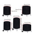 thumbnail image 4 of Maoww Couverture de Table Ron Barbecues Couverture de Gril Imperméable Set de Protection Extérieur, Couverture de Bassin d'Incendie, Barbecue Grill 61x70cm, 4 of 8