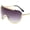 Black Gold, variant on Oversized Sunglasses For Women Single Lens One Piece Black Lens Luxury Style