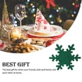 thumbnail image 4 of Toystoory 4 Uds. Cubiertos de nieve, fundas para tenedores, cuchara ligera, vajilla, decoración de mesa, vajilla de Navidad, soporte de decoración, Kits de decoración para fiestas Toystoory HA068997-00, 4 of 6