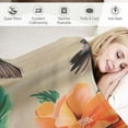 thumbnail image 3 of PRATYUS  Hummingbird Throw Blanket Butterfly Hummingbirds Theme Blanket for Women Girls Hummingbird Gifts for Bird Lovers Bird Flower Blanket for Couch Bed Outdoor White, 3 of 6