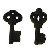 Key Molded Sugar Cake/Cupcake Decorations - 12 ct