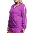 thumbnail image 2 of Champion Women's Plus Full-Zip Hoodie with Mesh Taping, 2 of 6