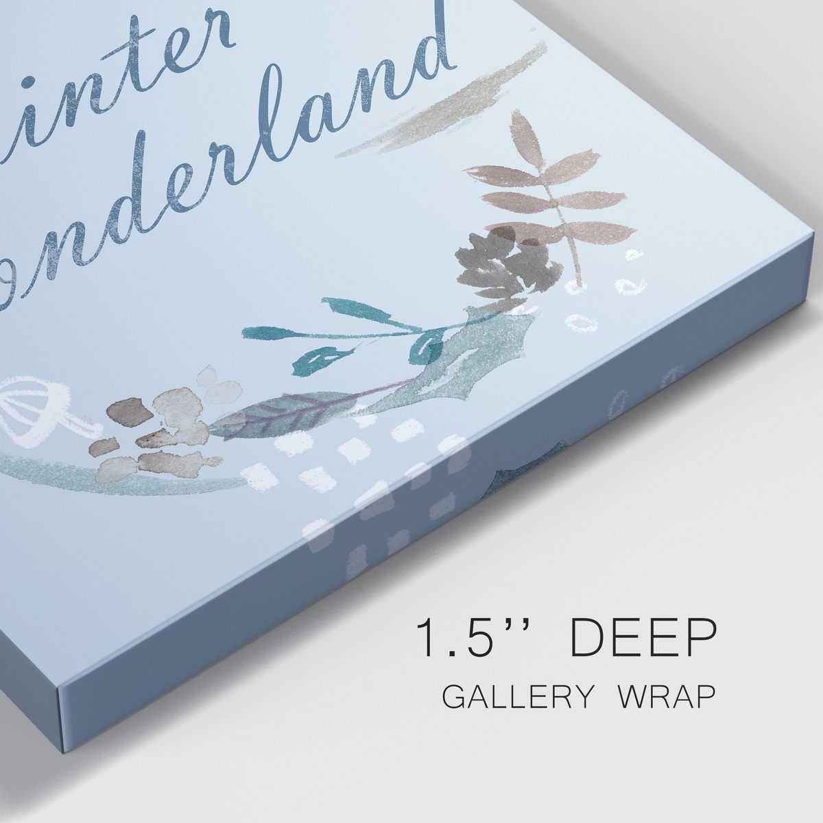 Snowy Christmas III- Gallery Wrapped Canvas