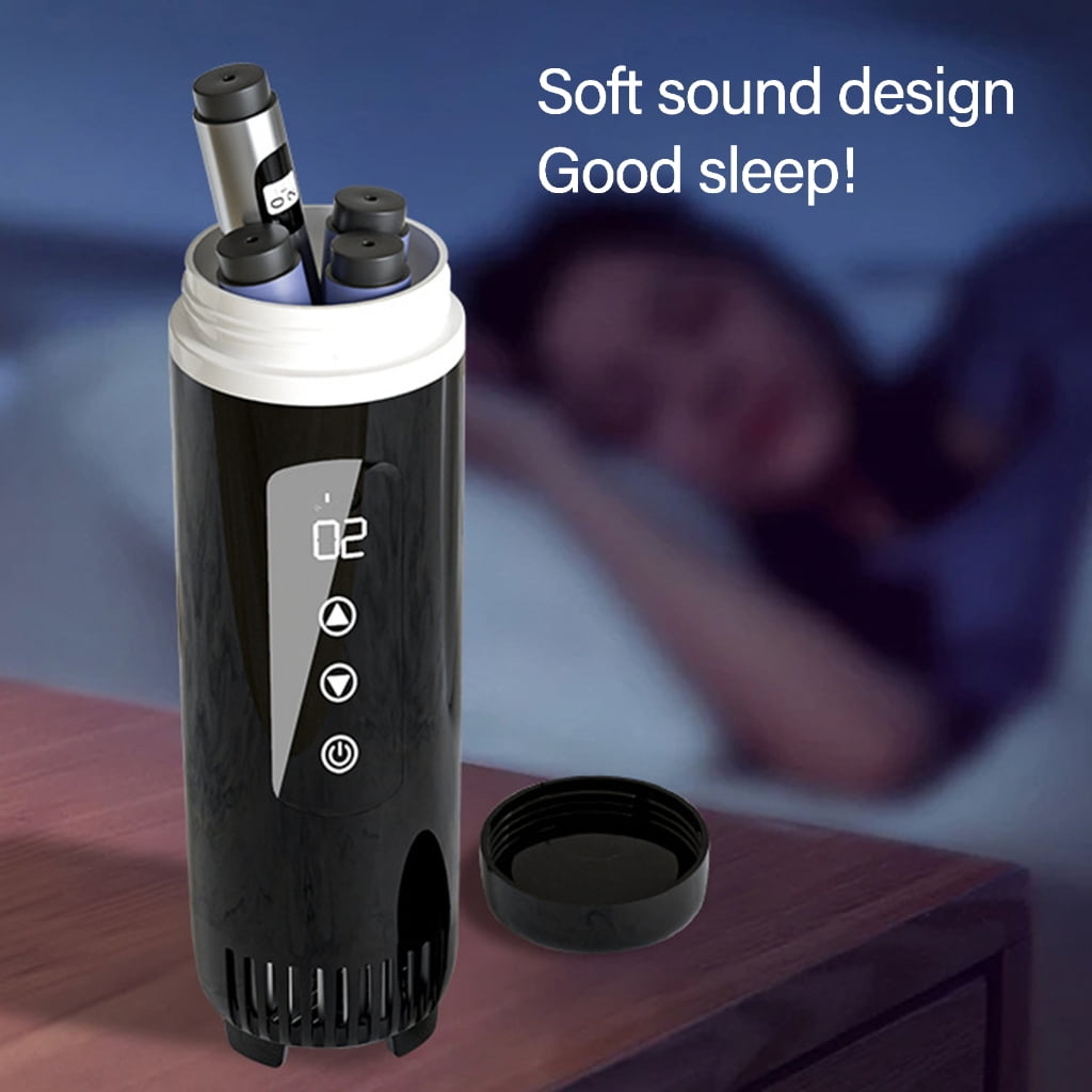 Portable LCD Insulins Refrigerated Cup Coolers Flask Outdoor Beverage Refrigerator Fridge for Outdoor