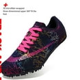 thumbnail image 3 of Qarigey Zapatos de entrenamiento para correr profesionales de alto rendimiento para hombres, zapatillas de carreras para saltar y correr Calzado rosa negra 43, 3 of 6