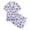 Purple, variant on Toddler Girls Short Sleeve Prints Tops T Shirt Shorts Casual Outfits Set Girl Comfy Outfit Sets