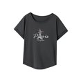 thumbnail image 3 of Camiseta para mujer Trajes de verano Ropa deportiva Camiseta con cuello redondo para vacaciones Trabajo Deportes SG, 3 of 7